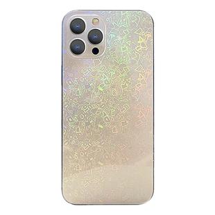 For iPhone 12 Pro Max Colorful Transparent Sticker Phone Back Film(Laser Cut Fragments)