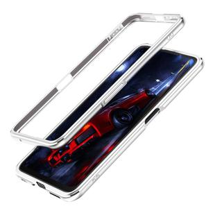 For OPPO Realme X50 5G Aluminum Alloy Shockproof Protective Bumper Frame(Silver)
