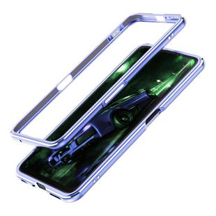 For OPPO Realme X50 5G Aluminum Alloy Shockproof Protective Bumper Frame(Light Purple)