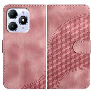 For Itel A90 Elephant Head Embossed Phone Leather Case with Lanyard(Pink)
