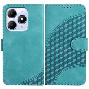 For Itel A90 Elephant Head Embossed Phone Leather Case with Lanyard(Light Blue)