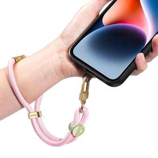 DUX DUCIS Garden Series Tile Pattern Adjustable Short Phone Lanyard(Light Pink)