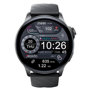 Yesido IO29 Waterproof Smart BT Watch, 1.39 inch Screen, Support BT Call / Heart Rate(Black)