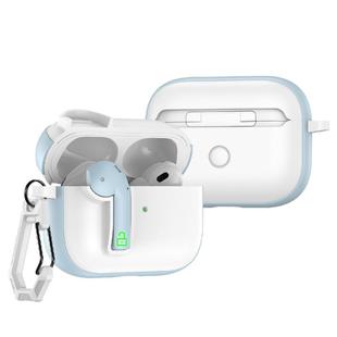 For AirPods Pro 2 Colorful Lock Earphones Protective Case(Light Blue)