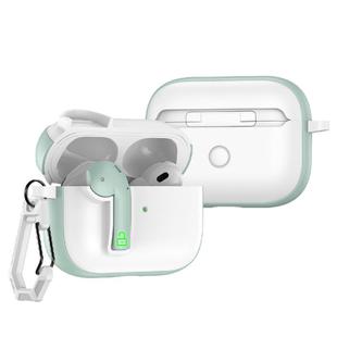 For AirPods Pro 2 Colorful Lock Earphones Protective Case(Green)