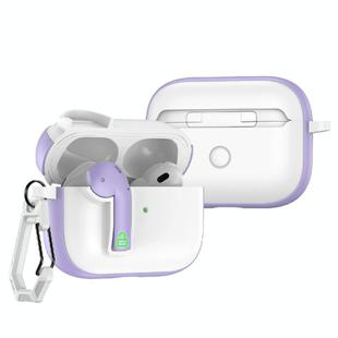 For AirPods Pro 2 Colorful Lock Earphones Protective Case(Purple)