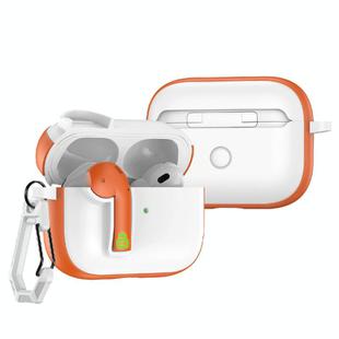 For AirPods Pro 2 Colorful Lock Earphones Protective Case(Orange)
