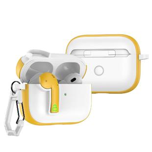 For AirPods Pro 2 Colorful Lock Earphones Protective Case(Yellow)