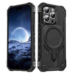 For iPhone 15 Pro Max Straship MagSafe TPU Hybrid PC Phone Case(Black)