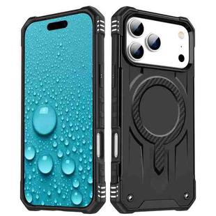 For iPhone 17 Pro Max Straship MagSafe TPU Hybrid PC Phone Case(Black)