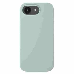 For iPhone 16e Liquid Silicone Phone Case(Emerald Green)