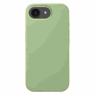 For iPhone 16e Liquid Silicone Phone Case(Matcha Green)