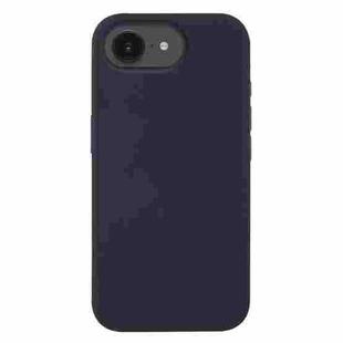 For iPhone 16e Liquid Silicone Phone Case(Midnight Blue)