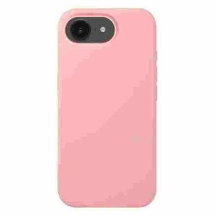 For iPhone 16e Liquid Silicone Phone Case(Cherry Blossom Pink)