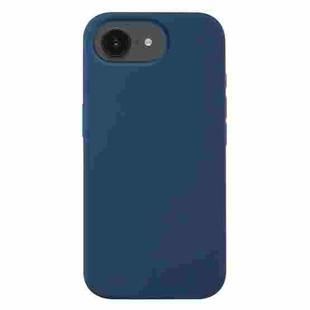 For iPhone 16e Liquid Silicone Phone Case(Blue)
