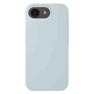 For iPhone 16e Liquid Silicone Phone Case(Sky Blue)
