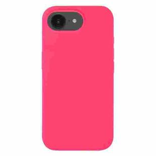 For iPhone 16e Liquid Silicone Phone Case(Brilliant Pink)
