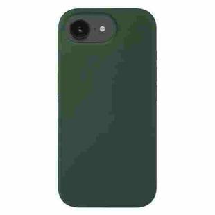 For iPhone 16e Liquid Silicone Phone Case(Clover Green)