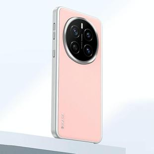 For Honor Magic7 SULADA Skin Feel Liquid Leather Shockproof Phone Case(Pink)