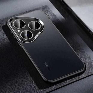 For Huawei Pura 80 5G SULADA Skin Feel Matte Shockproof Phone Case(Black)
