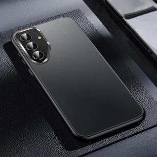 For Samsung Galaxy S25 5G SULADA Skin Feel Matte Shockproof Phone Case(Black)