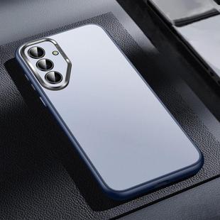 For Samsung Galaxy S25+ 5G SULADA Skin Feel Matte Shockproof Phone Case(Blue)