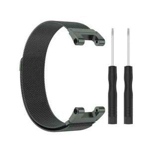 For Huami Amazfit Ares A1908 Milan Watch Band with Screwdriver(Olive Green)