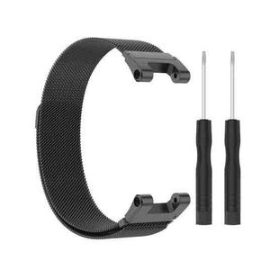 For Huami Amazfit T-Rex A1918 Milan Watch Band with Screwdriver(Dark Gray)
