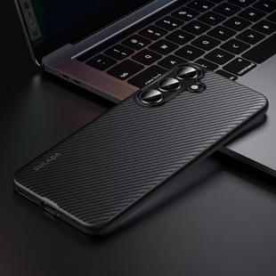 For Samsung Galaxy S25+ 5G SULADA 600D Kevlar Texture PC Shockproof Phone Case(Black)