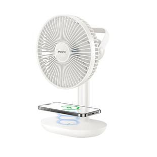 Yesido YF16 Desktop Brushless Fan with Wireless Charger(White)