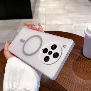 For OPPO Find X8 Pro Fine Hole Ice Fog MagSafe PC Phone Case(Titanium Grey)
