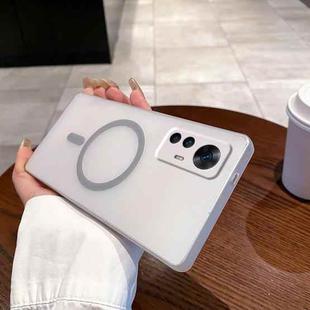For Redmi K50 Ultra Fine Hole Ice Fog MagSafe PC Phone Case(Titanium Grey)