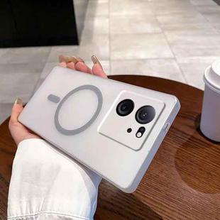 For Redmi K60 Ultra Fine Hole Ice Fog MagSafe PC Phone Case(Titanium Grey)