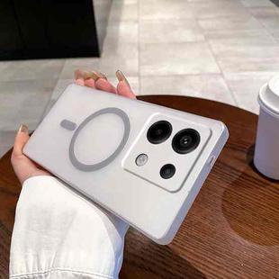For Redmi Note 13 Pro 5G Fine Hole Ice Fog MagSafe PC Phone Case(Titanium Grey)