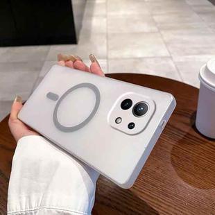 For Xiaomi Mi 11 Fine Hole Ice Fog MagSafe PC Phone Case(Titanium Grey)