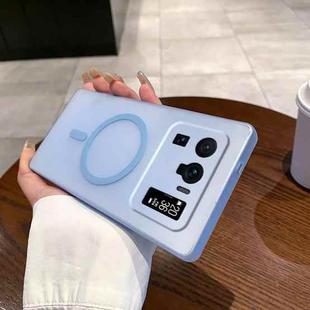 For Xiaomi Mi 11 Ultra Fine Hole Ice Fog MagSafe PC Phone Case(Transparent Blue)
