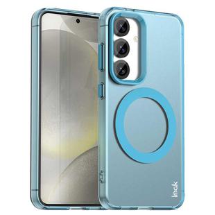 For Samsung Galaxy S25 5G IMAK Candy Series Shockproof MagSafe Phone Case(Blue)