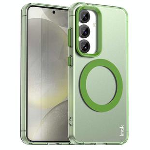 For Samsung Galaxy S25+ 5G IMAK Candy Series Shockproof MagSafe Phone Case(Green)