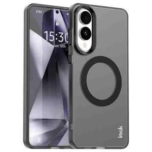 For Samsung Galaxy S25 Edge 5G IMAK Candy Series Shockproof MagSafe Phone Case(Black)