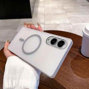 For Samsung Galaxy S25 Edge 5G Ice Fog MagSafe PC Phone Case(Titanium Grey)