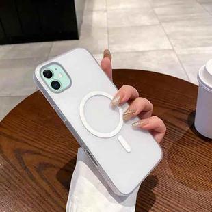 For iPhone 11 Ice Fog MagSafe PC Phone Case(White)