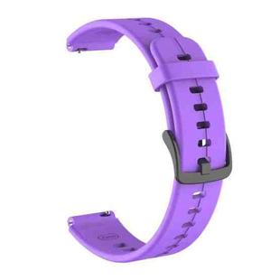 For Huawei TalkBand B6 Silicone Watch Band(Purple)