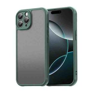 For iPhone 16 Pro Fan Dun Series TPU Hybrid PC Frosted Phone Case(Green)