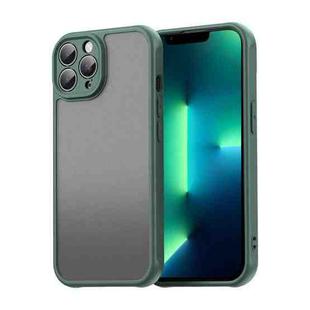 For iPhone 13 Pro Max Fan Dun Series TPU Hybrid PC Frosted Phone Case(Green)