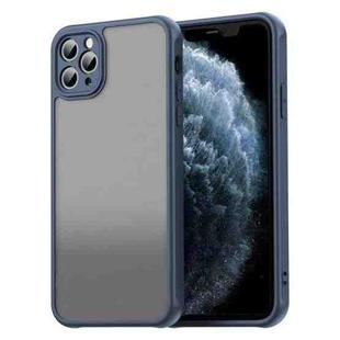 For iPhone 11 Pro Max Fan Dun Series TPU Hybrid PC Frosted Phone Case(Blue)