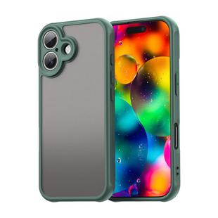 For iPhone 17 Fan Dun Series TPU Hybrid PC Frosted Phone Case(Green)