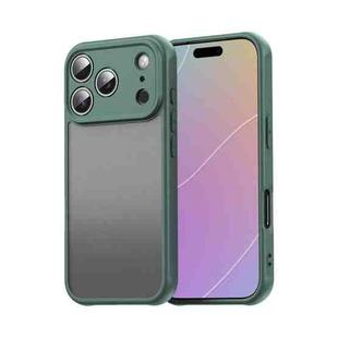 For iPhone 17 Pro Fan Dun Series TPU Hybrid PC Frosted Phone Case(Green)
