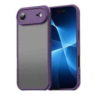 For iPhone 17 Air Fan Dun Series TPU Hybrid PC Frosted Phone Case(Purple)