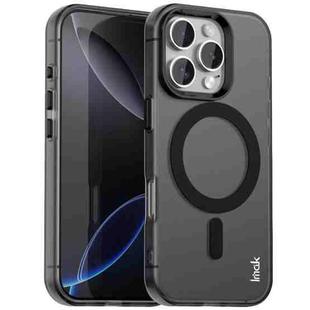 For iPhone 16 Pro IMAK Candy Series Shockproof MagSafe Phone Case(Black)