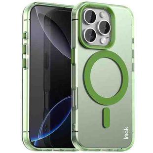 For iPhone 16 Pro Max IMAK Candy Series Shockproof MagSafe Phone Case(Green)